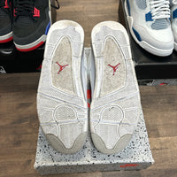 White Oreo Jordan 4 Retro (USED, Replacement Box)