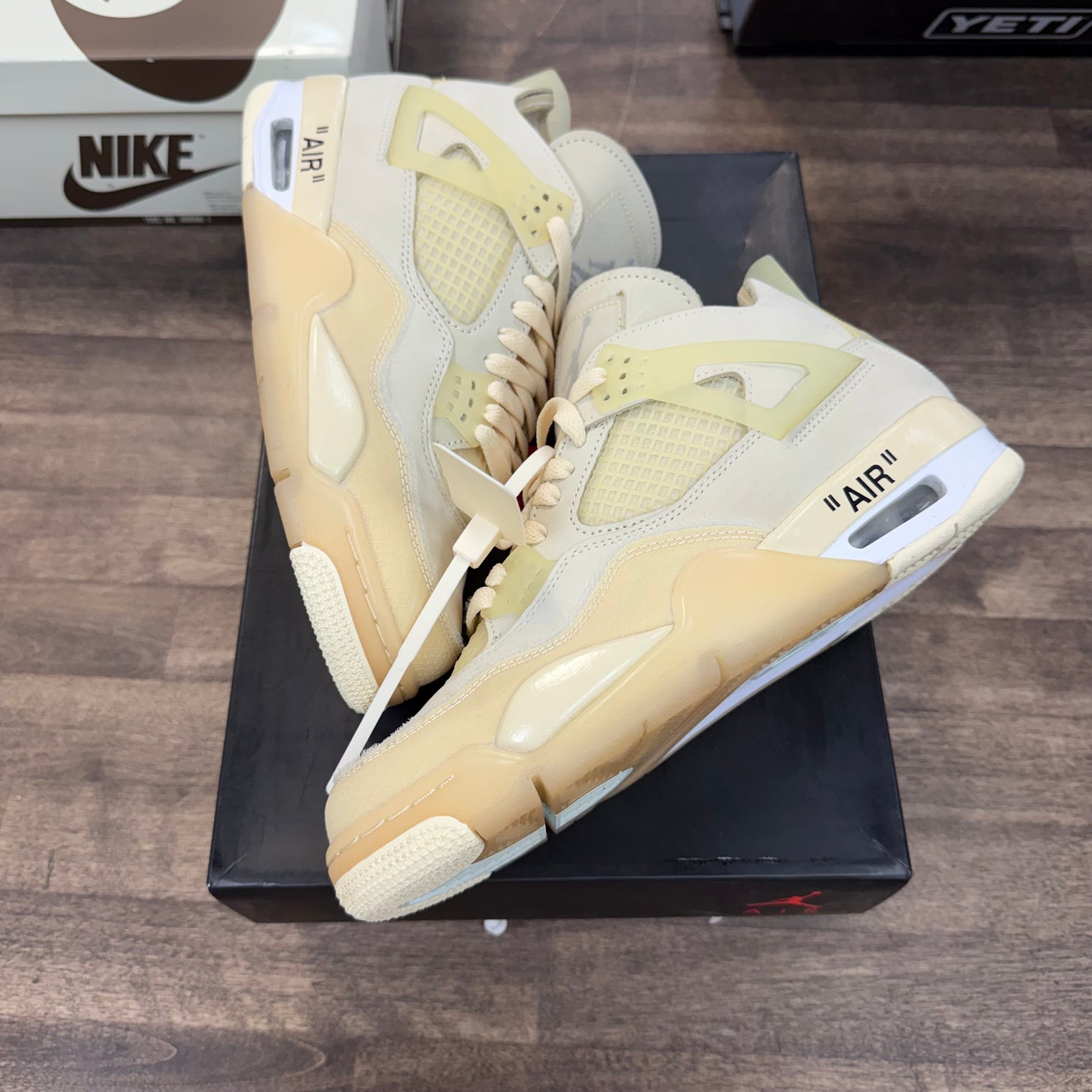 Off-White Sail Jordan 4 Retro (W) (USED)