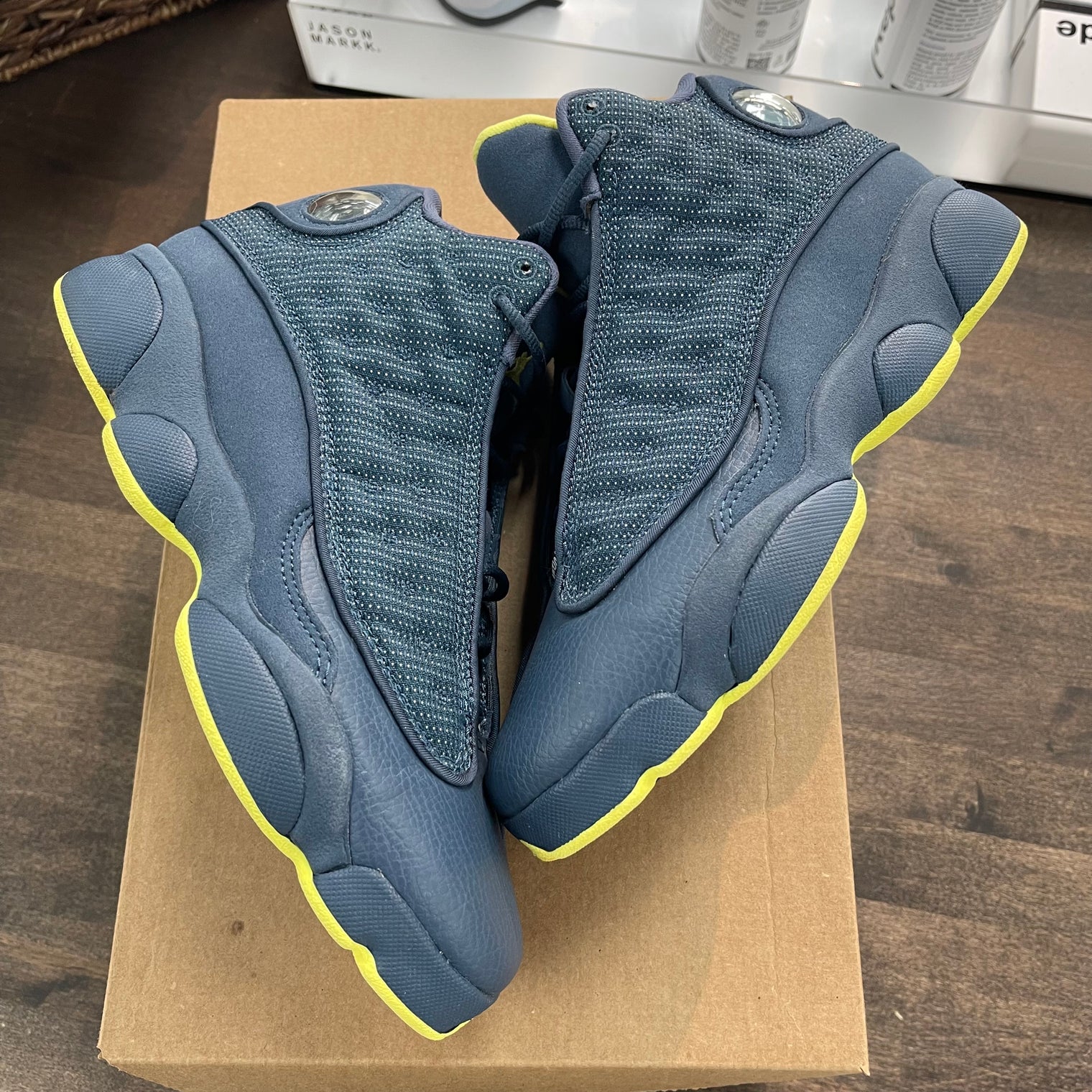 Squadron Blue Jordan 13 (GS) (USED, No Box)