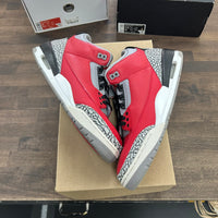 Unite Red Jordan 3 Retro (USED, No Box)