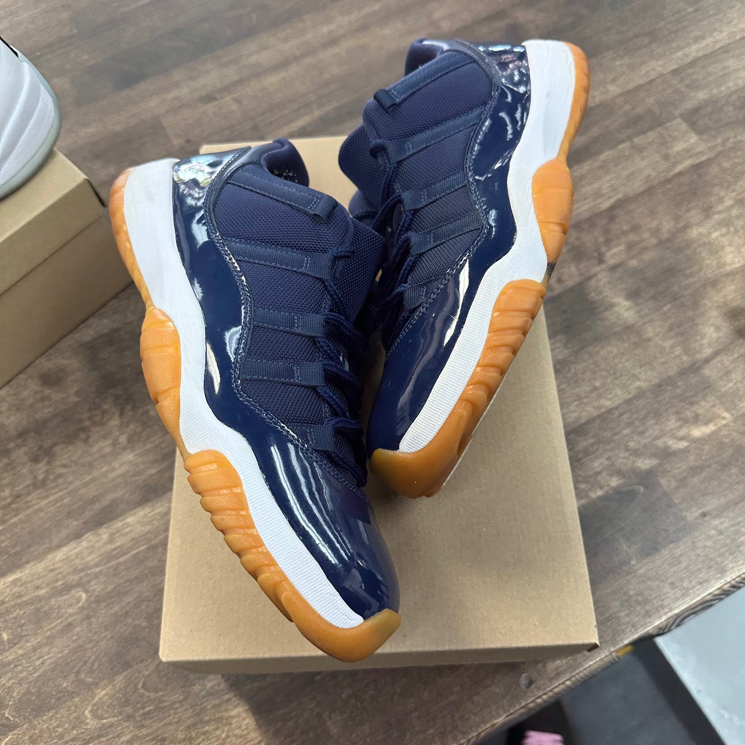 Navy Gum Jordan 11 Low (USED, No Box)