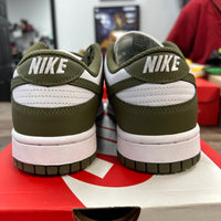 Medium Olive Nike Dunk Low (W) (USED)