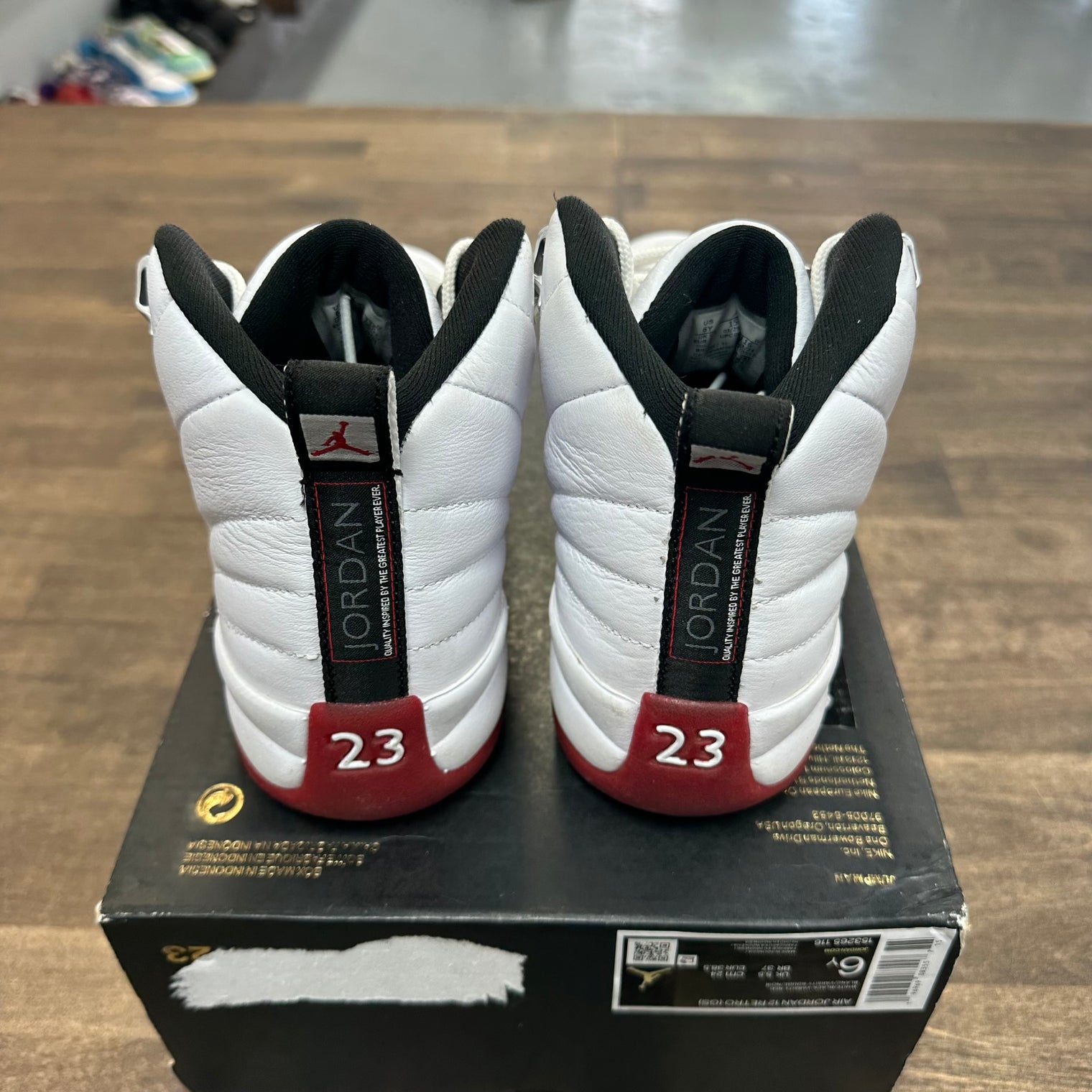 Cherry Jordan 12 (GS) (No Lid)