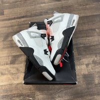 White Cement Jordan 4 Retro (GS) (USED)