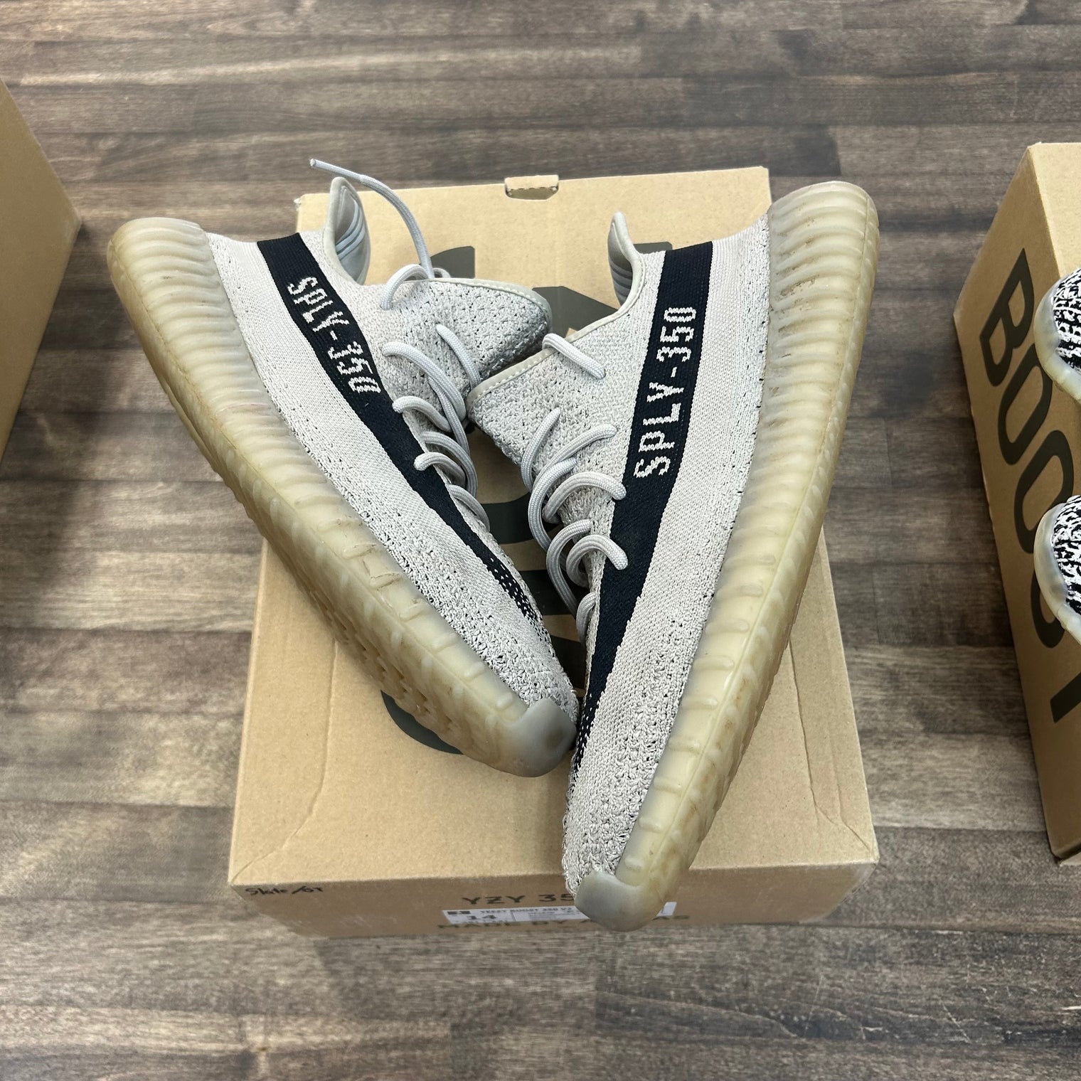 adidas Yeezy Boost 350 V2 Slate (US 14) (USED)