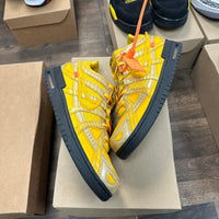 Off-White Rubber Dunk University Gold (USED,No Box)