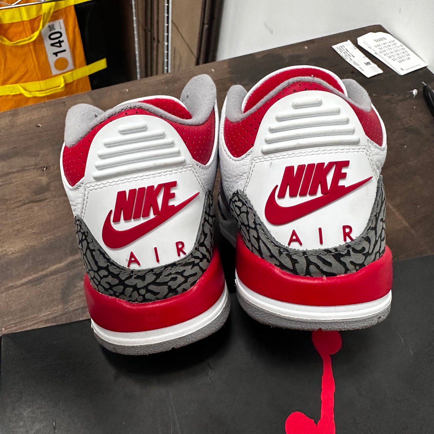 Fire Red Jordan 3 (GS) (USED)