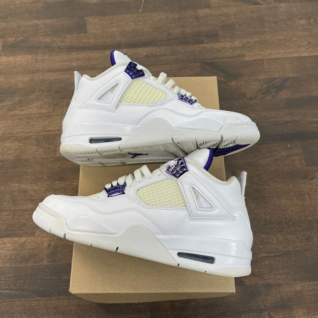Purple Metallic Jordan 4 (USED,No Box)