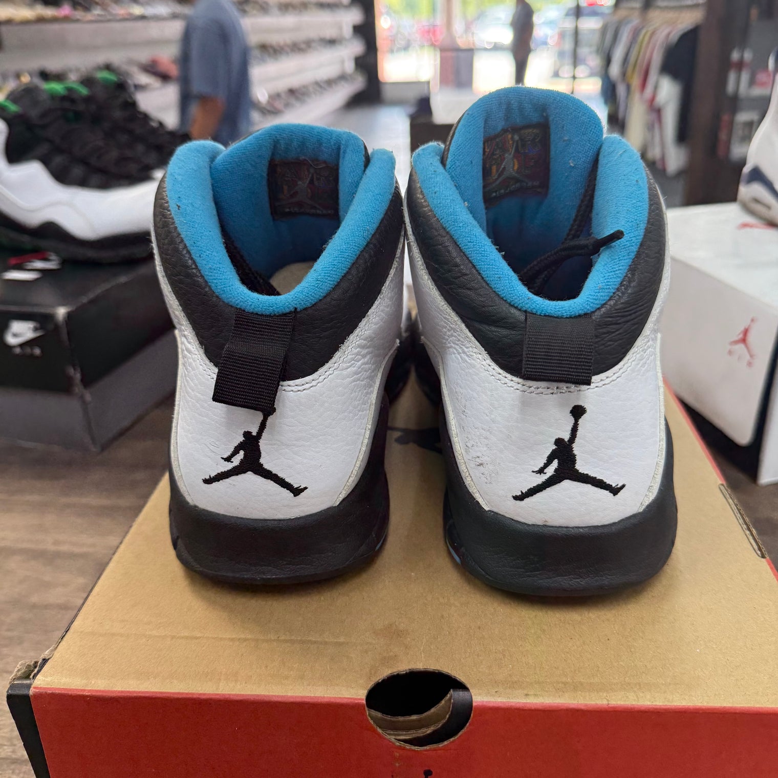 Powder Blue Jordan 10 (USED,Replacement Box)