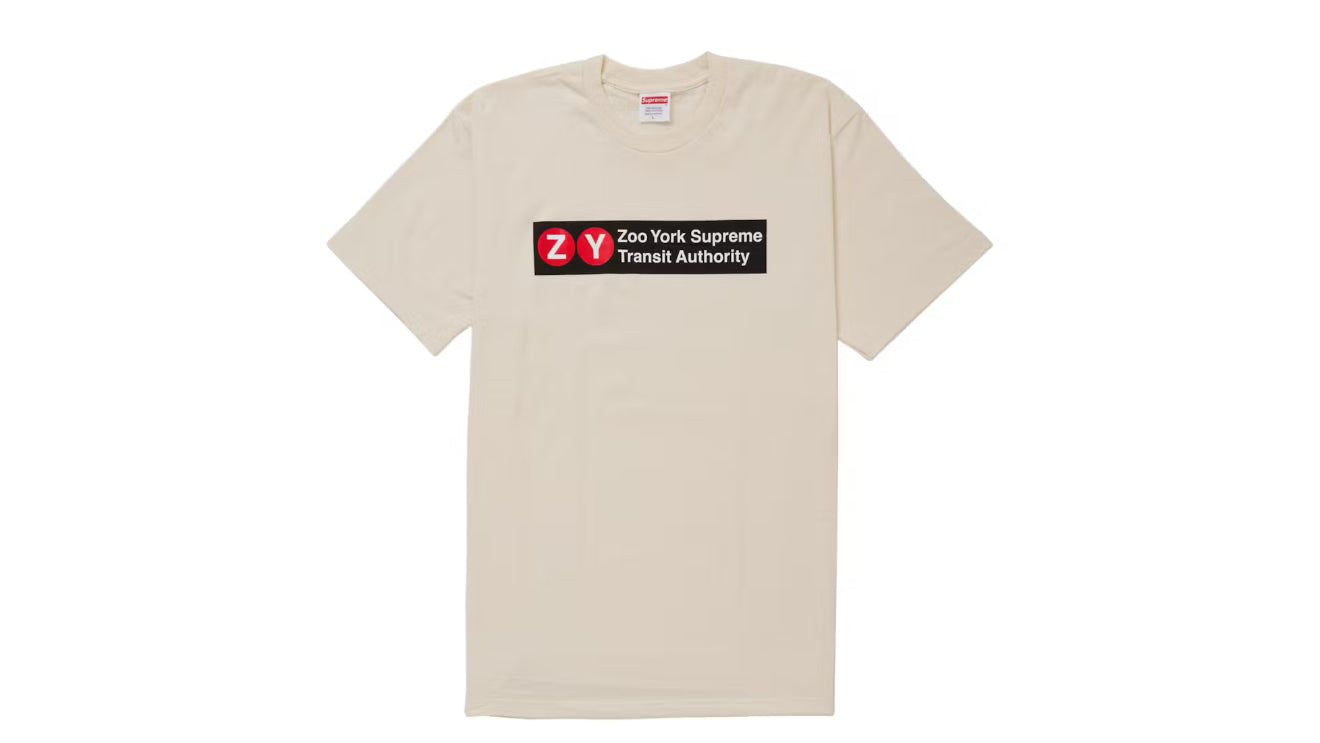 Supreme Zoo York Transit Tee Natural