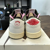 Travis Scott Medium Olive Jordan 1 Low OG SP (USED)