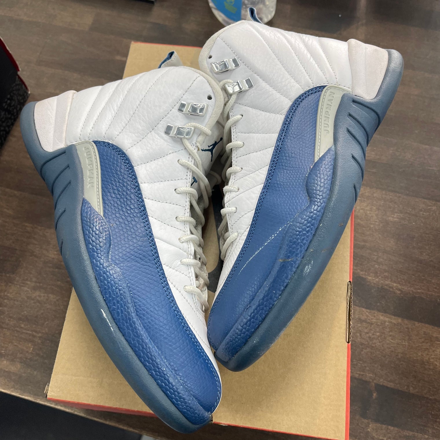 French Blue Jordan 12 (USED, Replacement Box)
