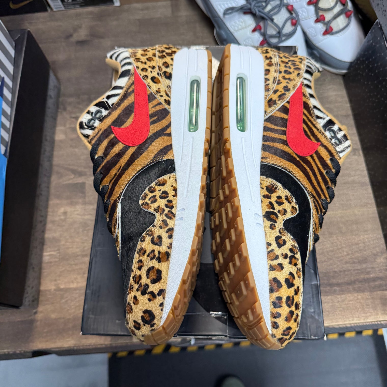 Nike Air Max 1 atmos Animal Pack 2.0 (All Black Box) (2018) (US 13) (Lightly Worn)