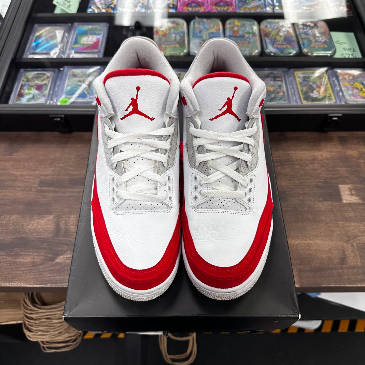 Tinker Jordan 3 White University Red (USED)
