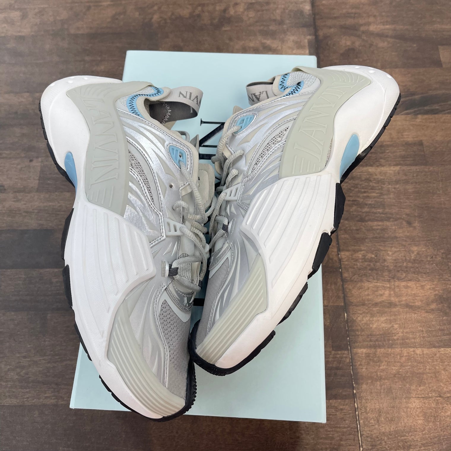 Lanvin Flash-X Sneaker Shoe Grey (Replacement Box)
