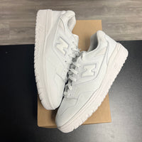 New Balance 550 Triple White (USED, no box)