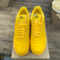 Pro-Tech Waterproof University Gold Nike Air Force 1 Low (USED, No Box)
