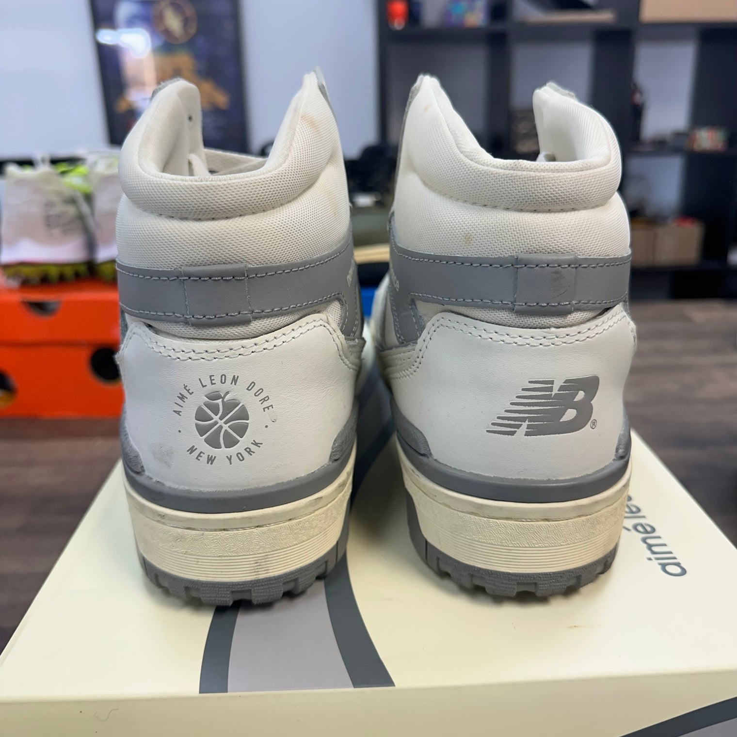 Aime Leon Dore White Grey New Balance 650R (USED)