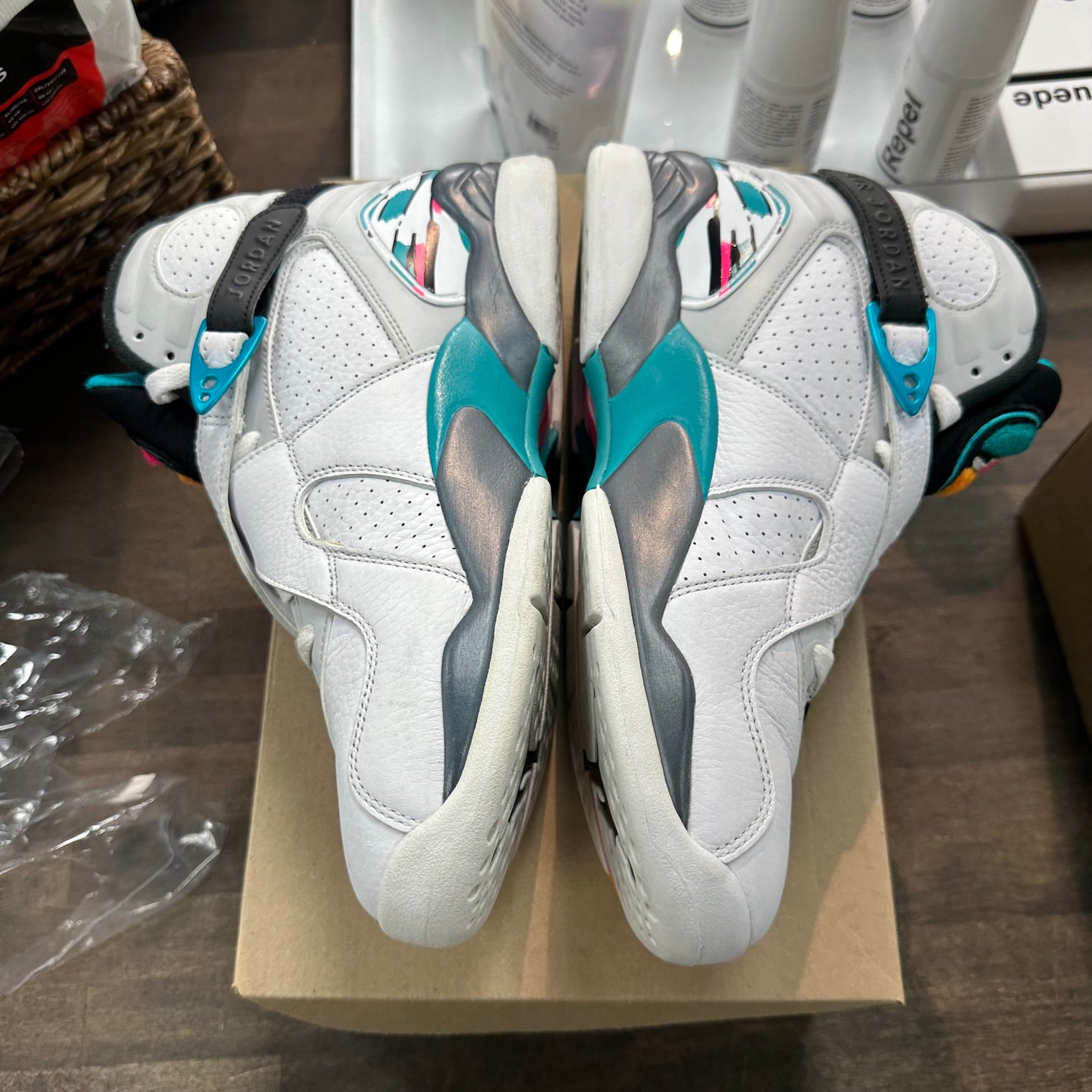 South Beach Jordan 8 (USED,No Box)