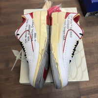 Off-White White Red Jordan 2 Retro (USED)