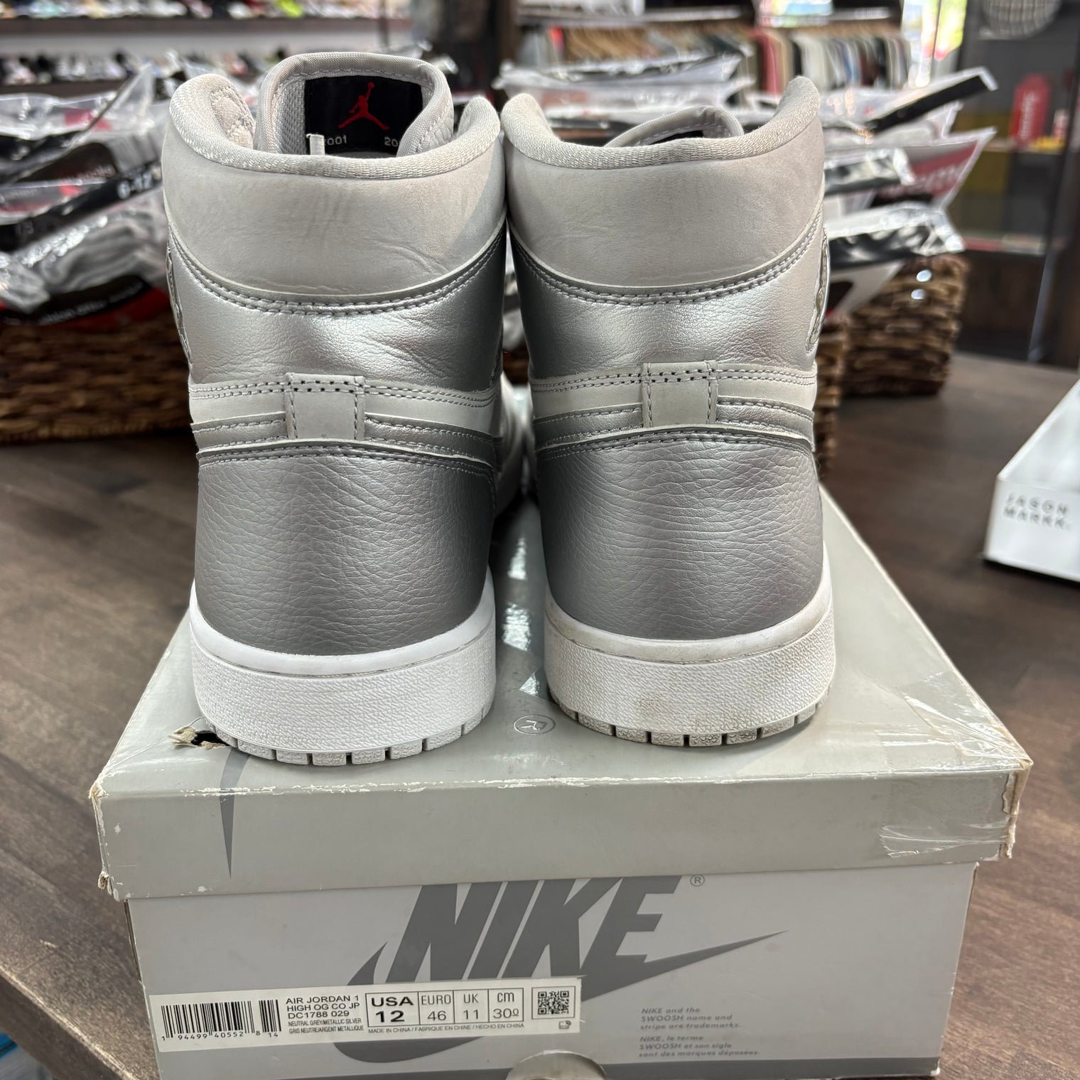 COJP Silver Jordan 1 High (USED)