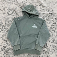 Palace Washed Out Green Tri-Ferg Hoodie (Lightly Worn)