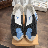University Blue Jordan 4 Retro (USED, No Box)