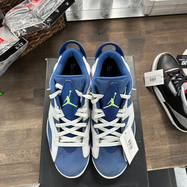 Ghost Green Jordan 6 Retro Low (USED, Replacement Box)