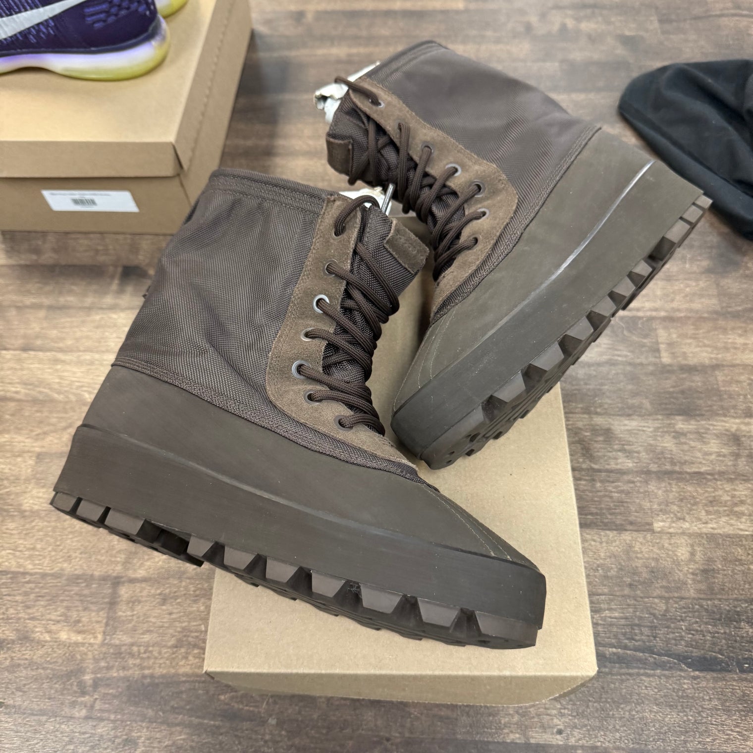 Chocolate Yeezy Boot 950 (USED, No Box)