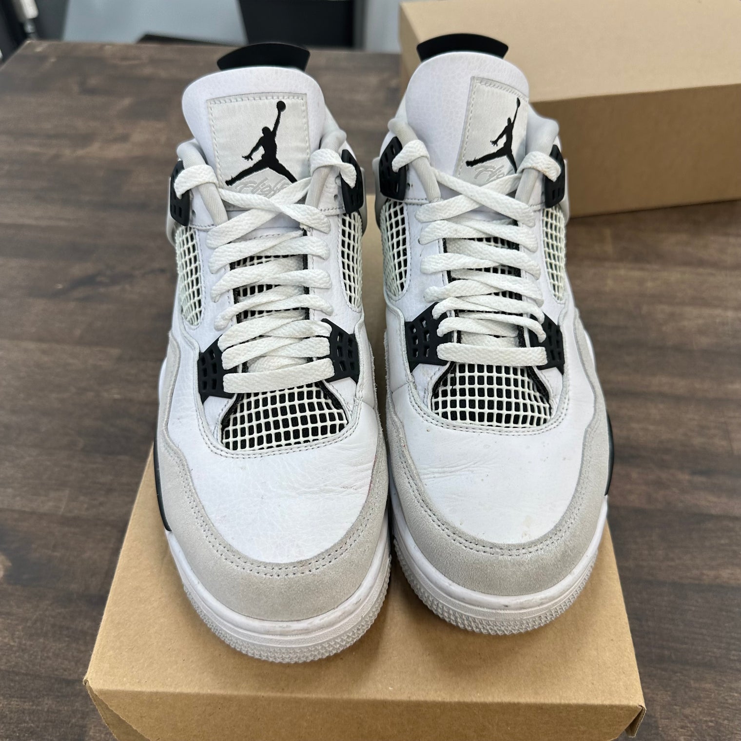 Military Black Jordan 4 (USED,No Box)