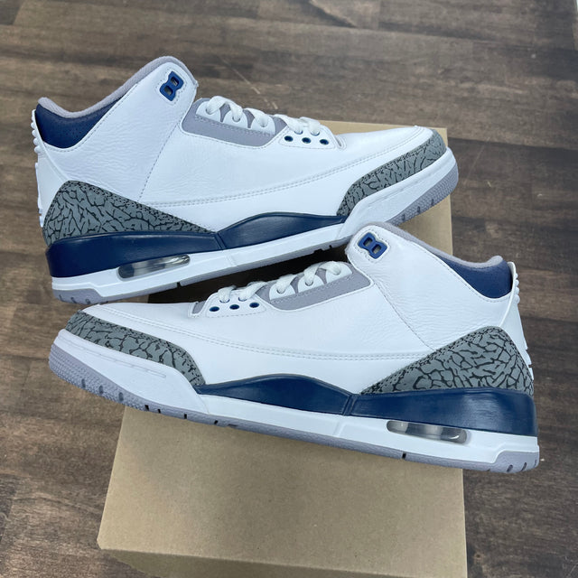 Midnight Navy Jordan 3 (USED, No Box)