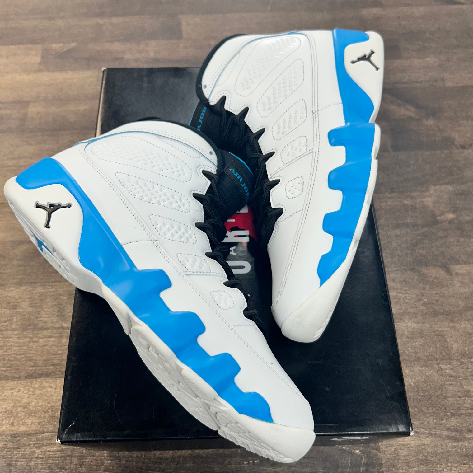 Powder Blue Jordan 9 (USED)