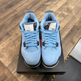 Jordan 4 Retro University Blue (US 6Y) (USED) Size 6Y (Pre-Owned) - Image 2