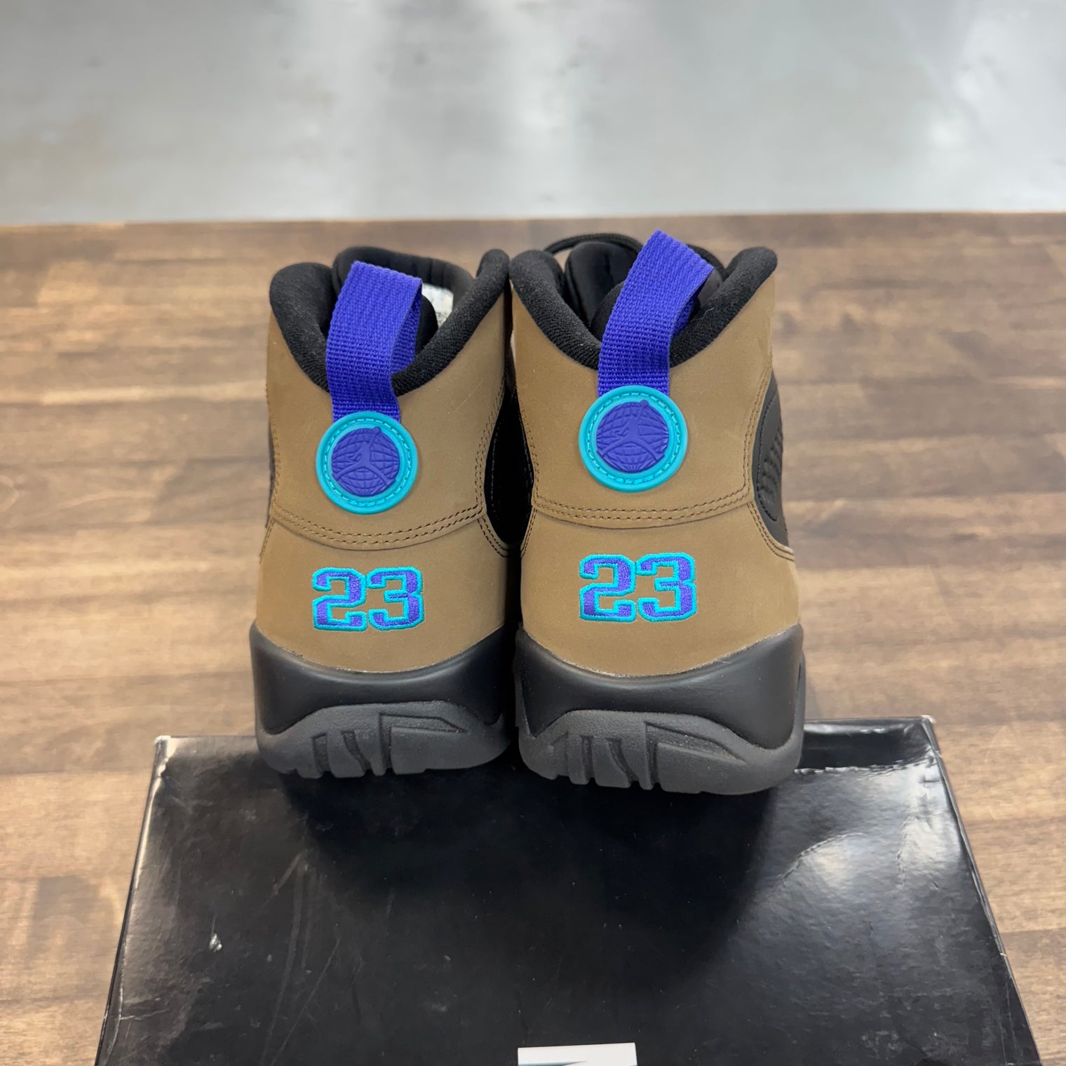 Light Olive Concord Jordan 9 Retro (USED)
