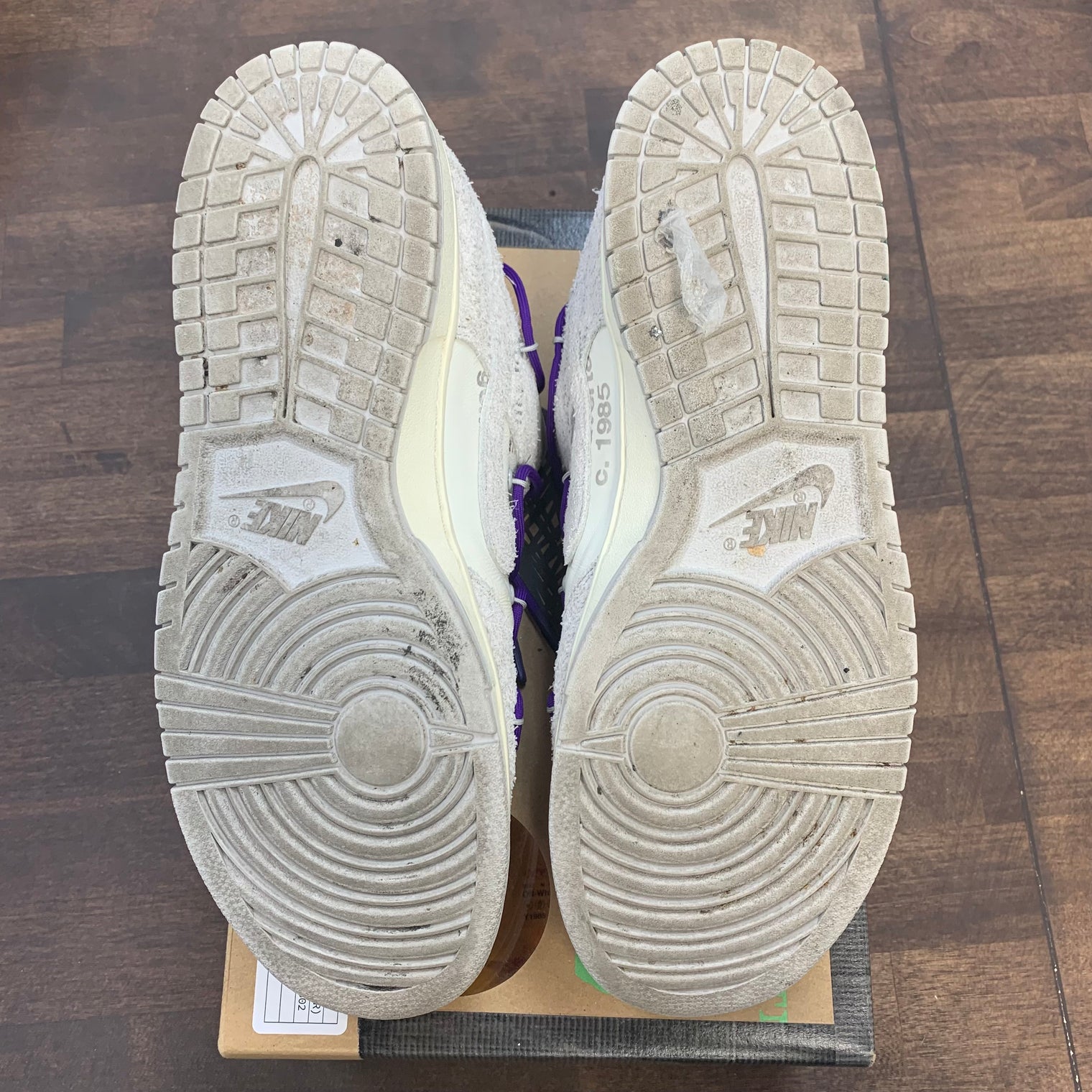 Nike Off White Dunk Low Lot 15 (USED)