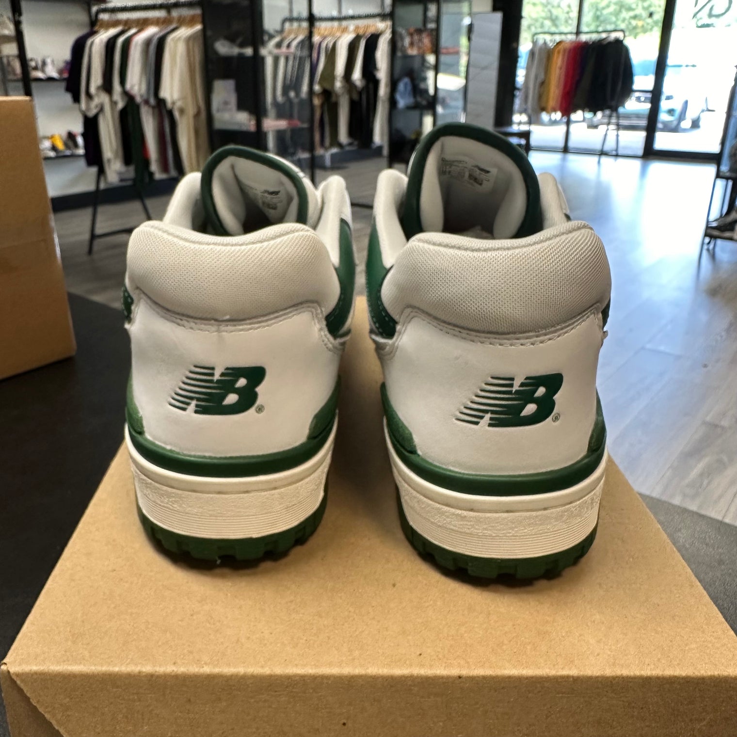 New Balance 550 White Green (USED, No Box)