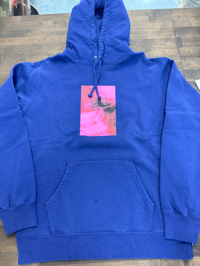 Supreme My Bloody Valentines Hoodie Washed Navy