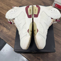 Maroon Jordan 6 Retro (USED)