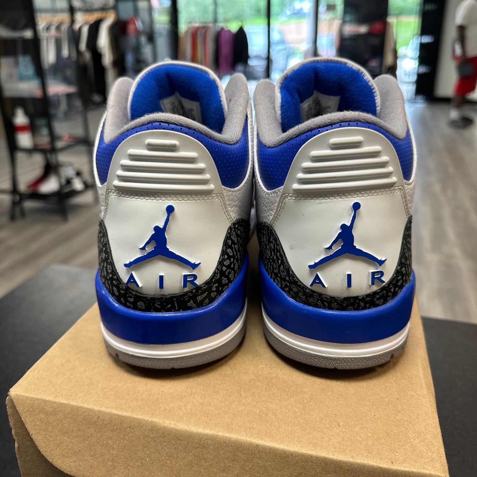 Racer Blue Jordan 3 (USED, No Box)