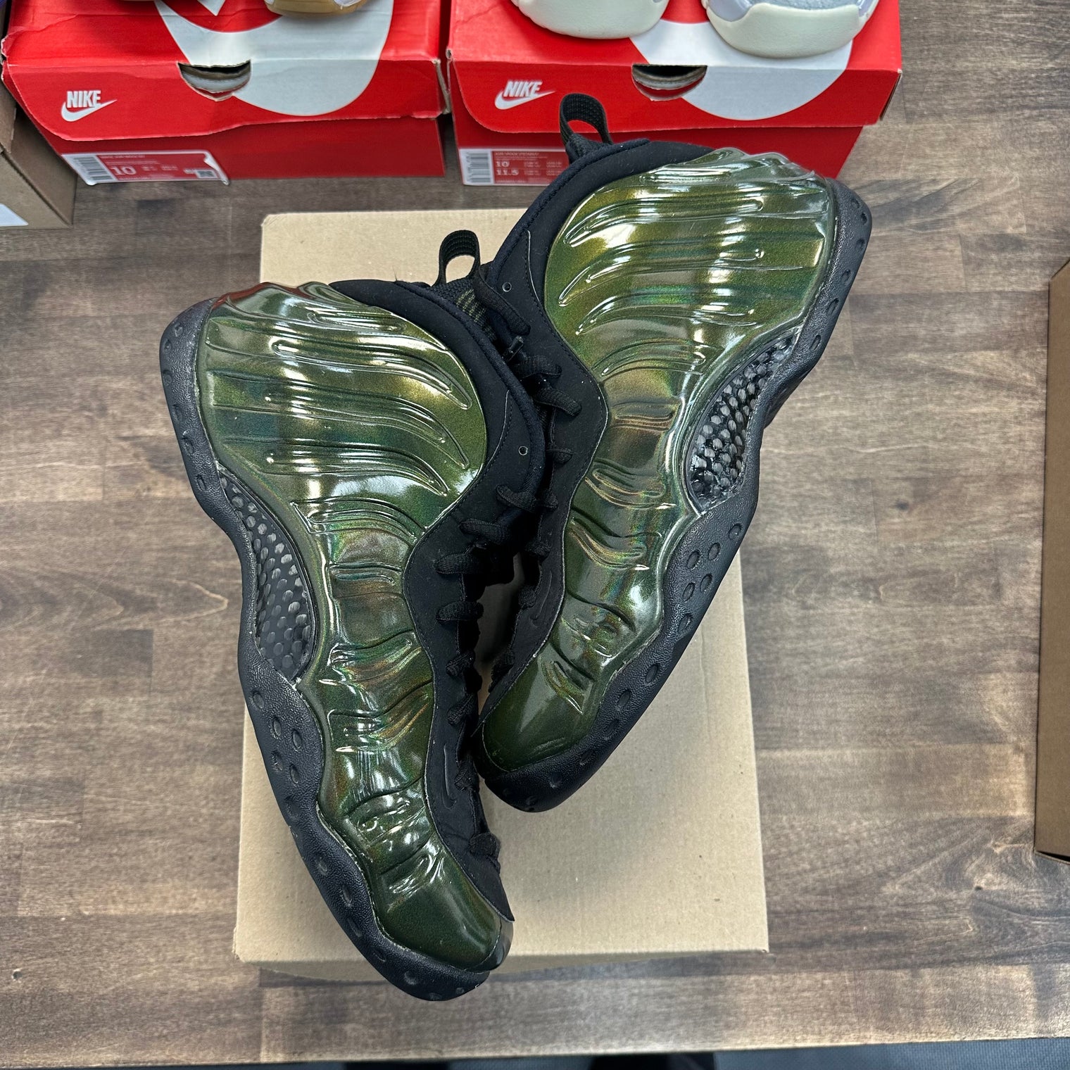 Legion Green Nike Air Foamposite One (USED, No Box)