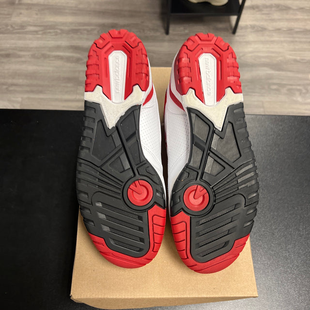 New Balance 550 White Team Red (USED, no box)