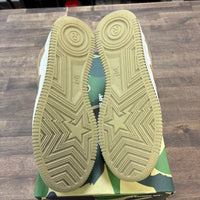 A Bathing Ape Bape Sta Patent Leather White Khaki (2023) (USED)