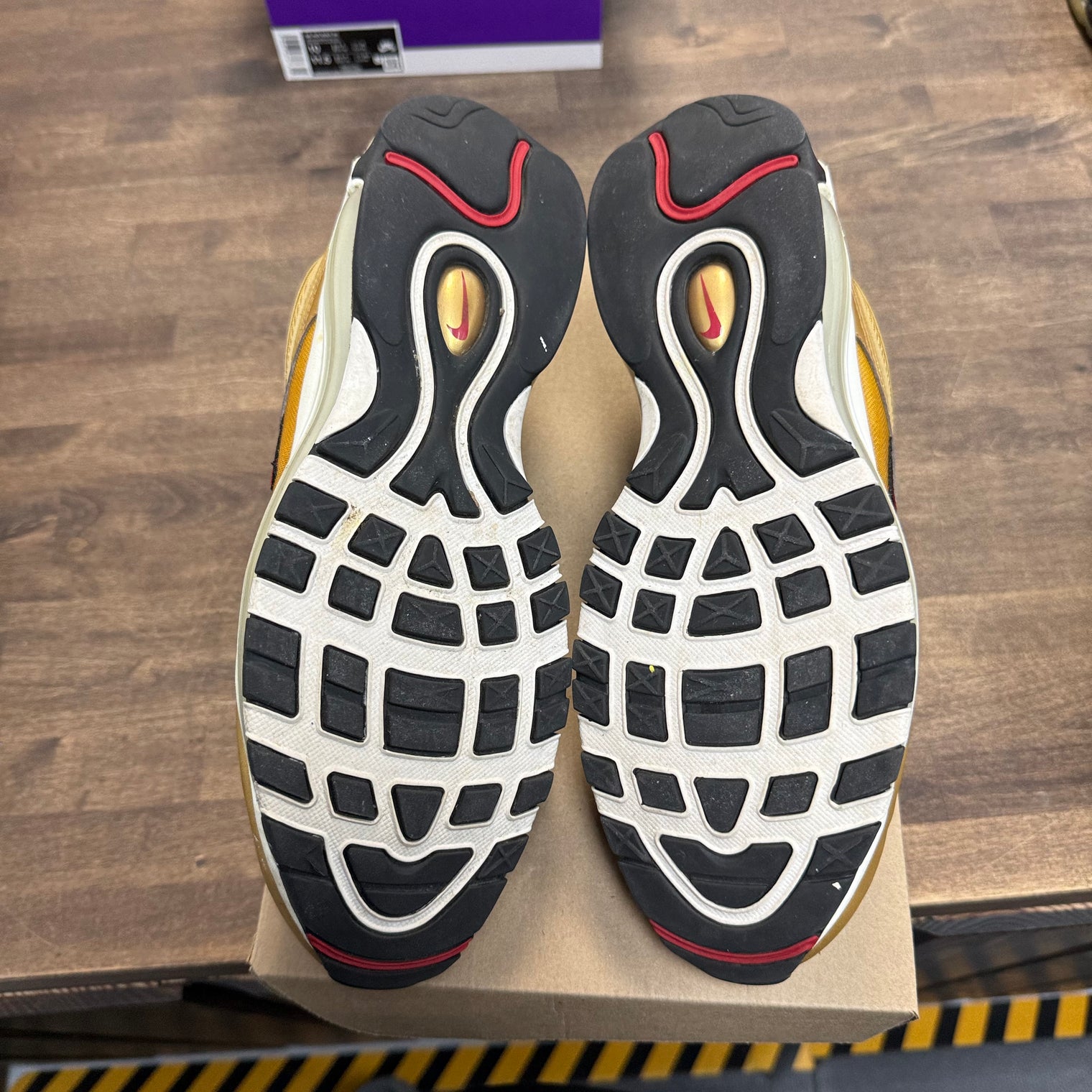 Golden Bullet Nike Air Max 97 (USED, No Insoles, No Box)