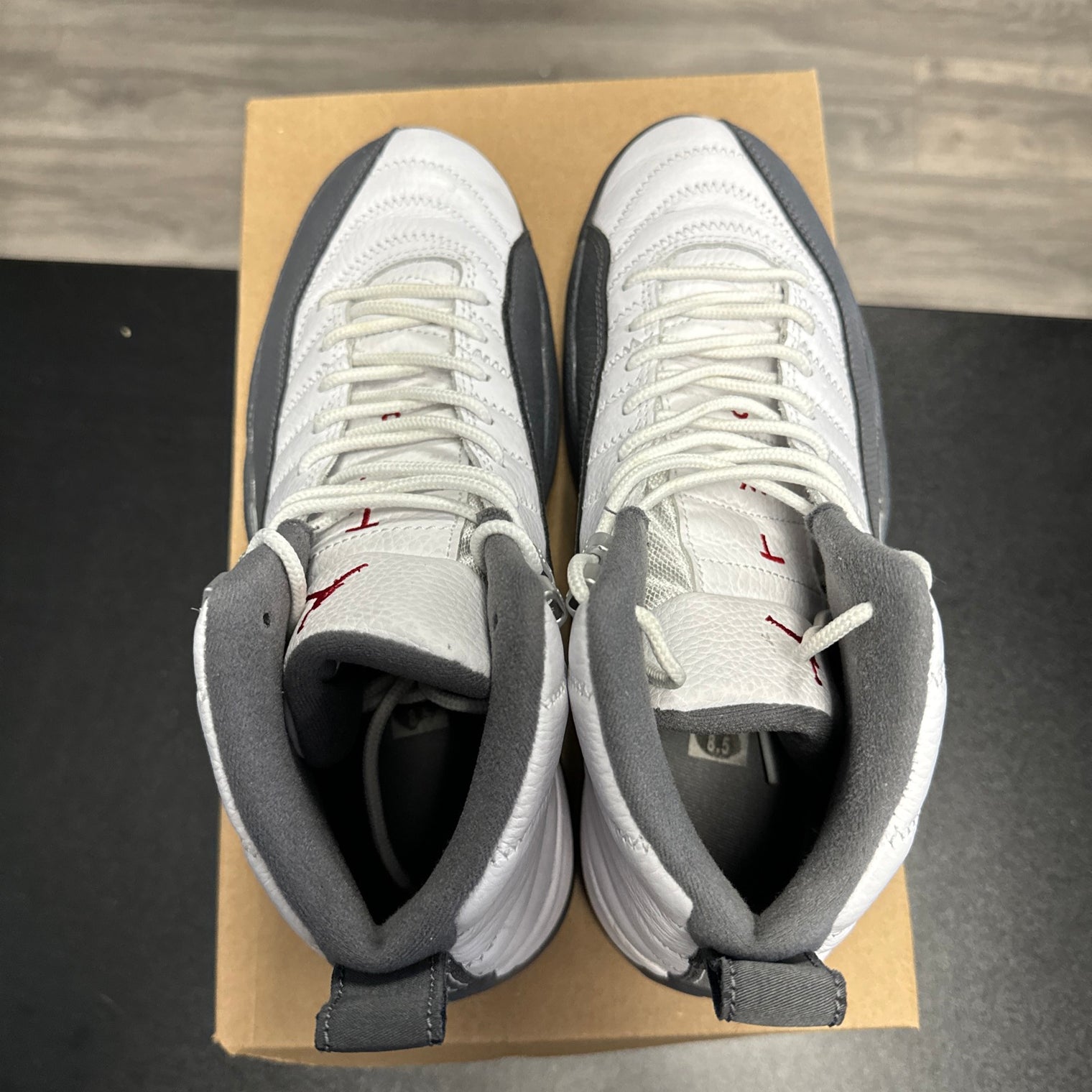 Dark Grey Jordan 12 (USED, no box)