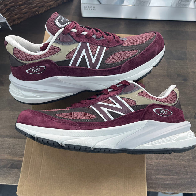 MiUSA Teddy Santis Burgundy Tan New Balance 990v6 (USED, No Box)