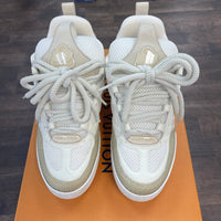 Louis Vuitton Beige Skate Sneaker Shoe (USED)