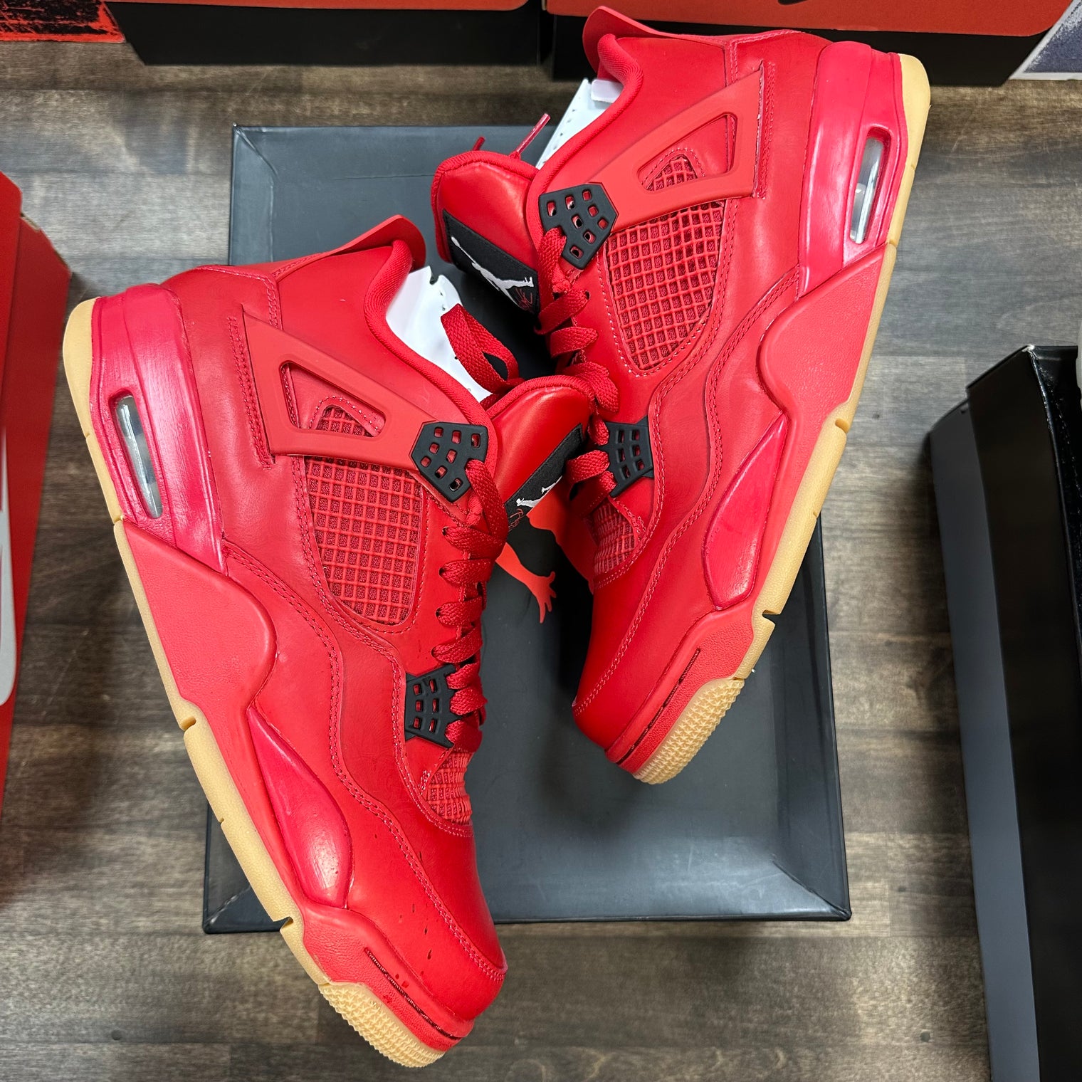 Fire Red Singles Day Jordan 4 Retro (2018) (Women's) (USED)