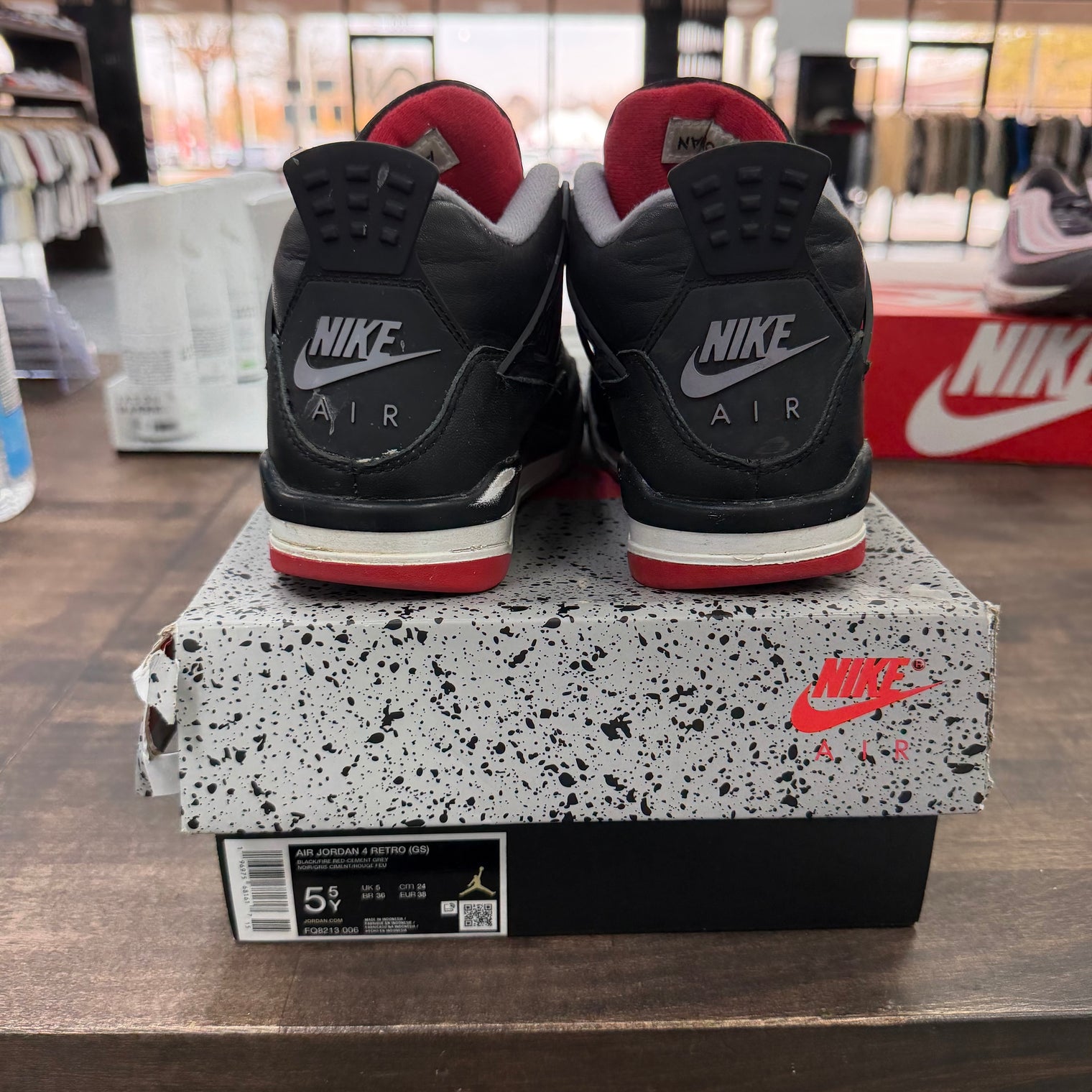 Bred Reimagined Jordan 4 Retro (GS) (USED)