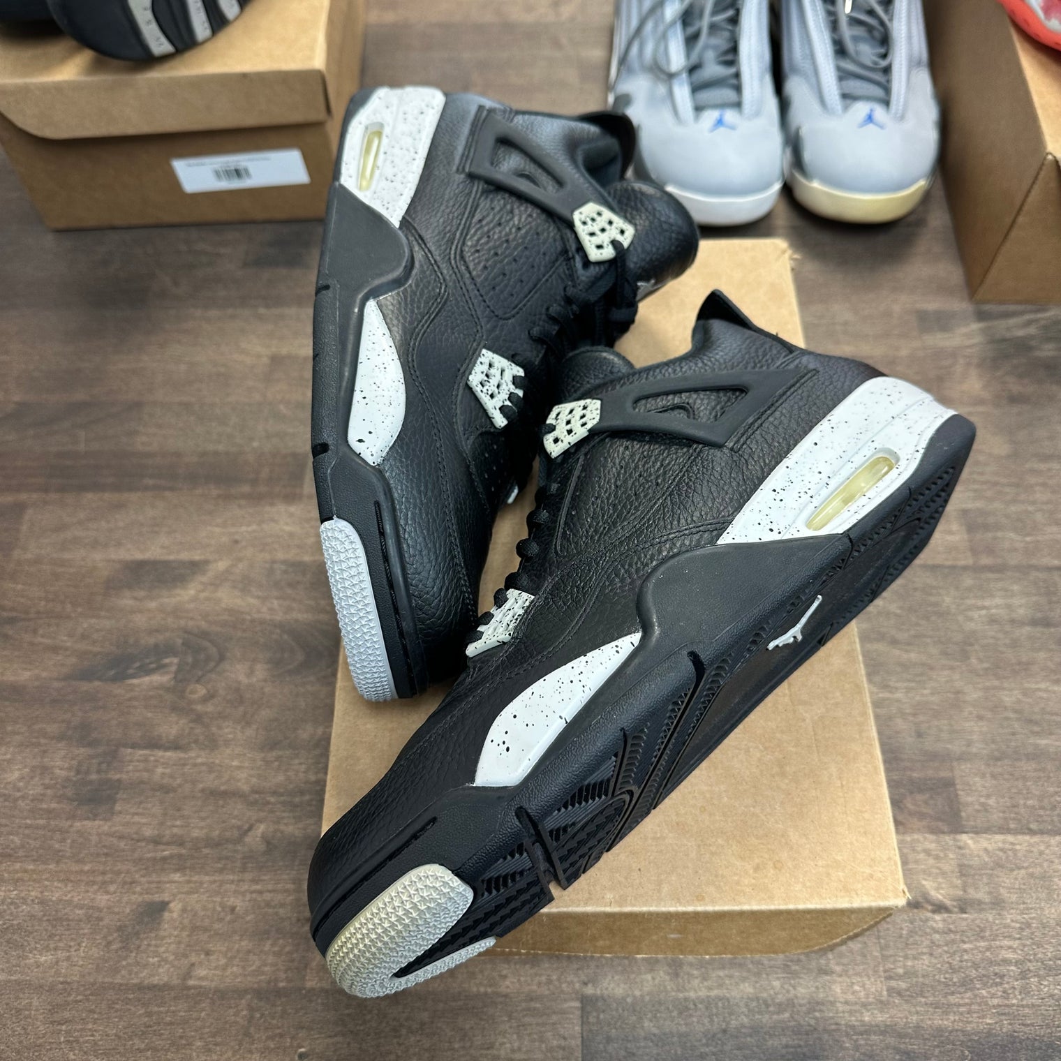 Oreo Jordan 4 LS (2015) (USED, No Box)