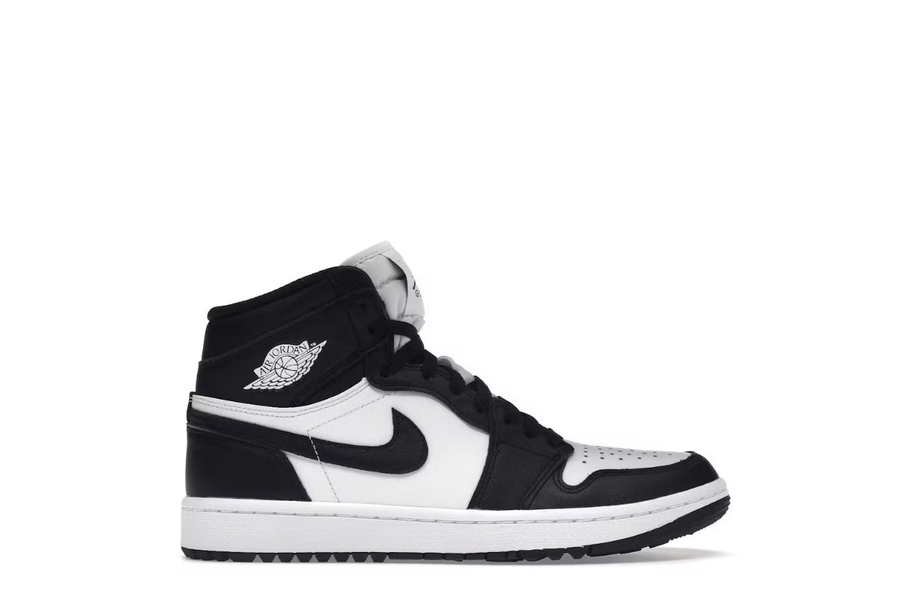 Black White Jordan 1 High Golf